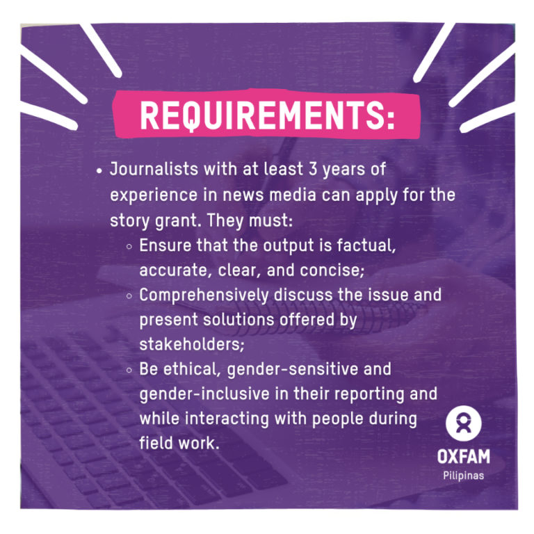 apply-for-a-journalism-story-grant-on-gender-issues-in-the-philippines