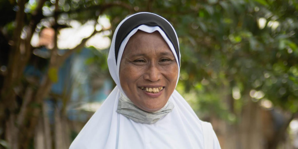 A portrait of Hasna Tuwa, a COVID-19 local monitor and barangay health worker of Datu Abdullah Sangki, Maguindanao. (Photo: Princess Taroza/Oxfam)