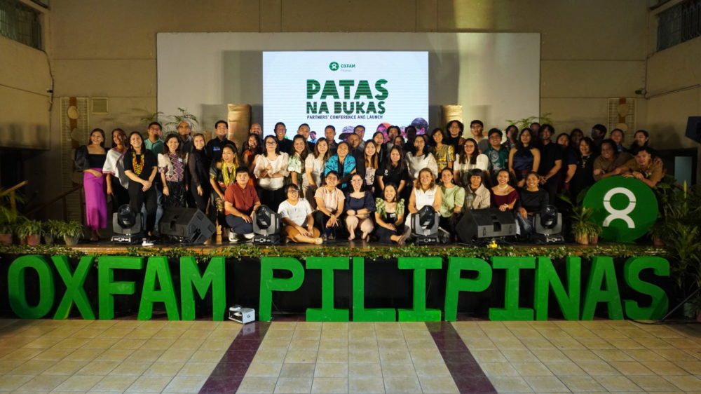All staff photo at the Oxfam Pilipinas launch