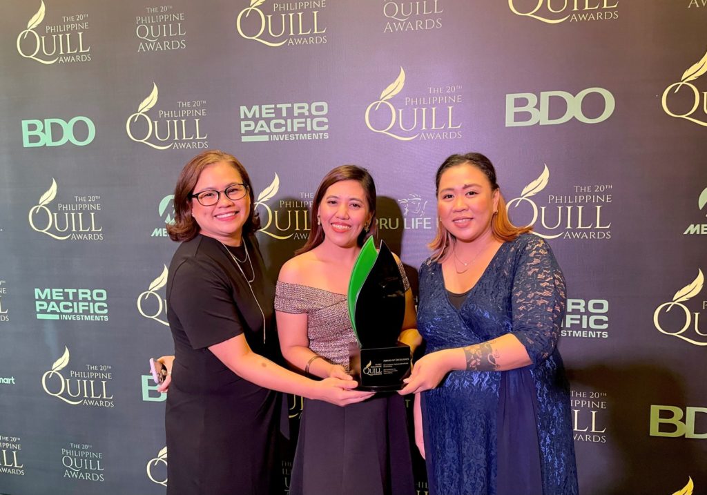 Oxfam Pilipinas wins Quill Award