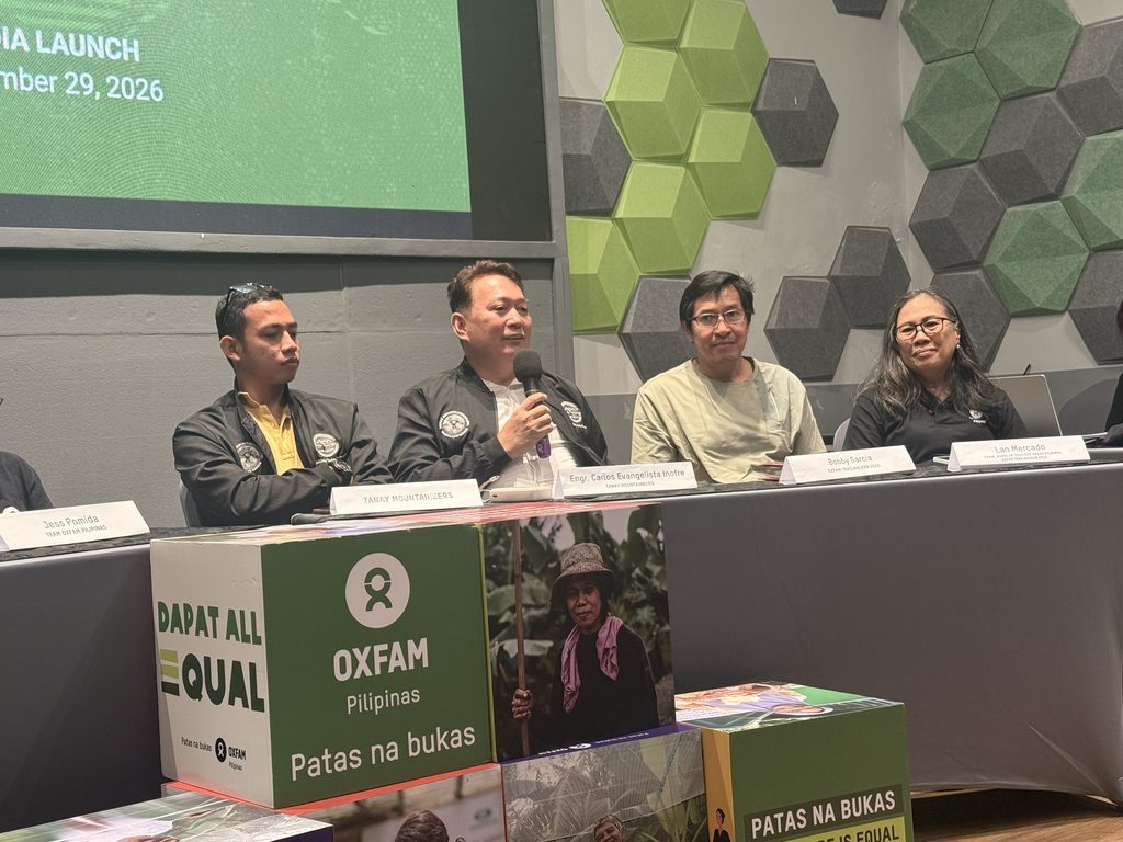 Tanay Mountaineers  the media launch of Team Oxfam Pilipinas